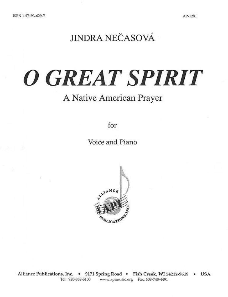O Great Spirit - Sop-pno